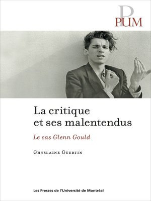 cover image of La critique et ses malentendus